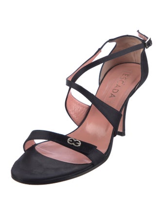 Escada Satin Sandals