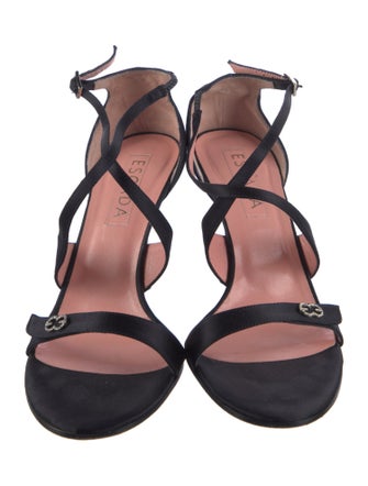 Escada Satin Sandals