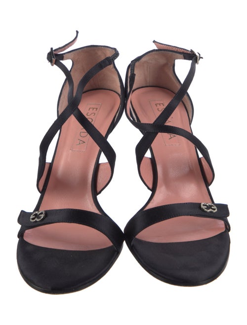 Escada Satin Sandals