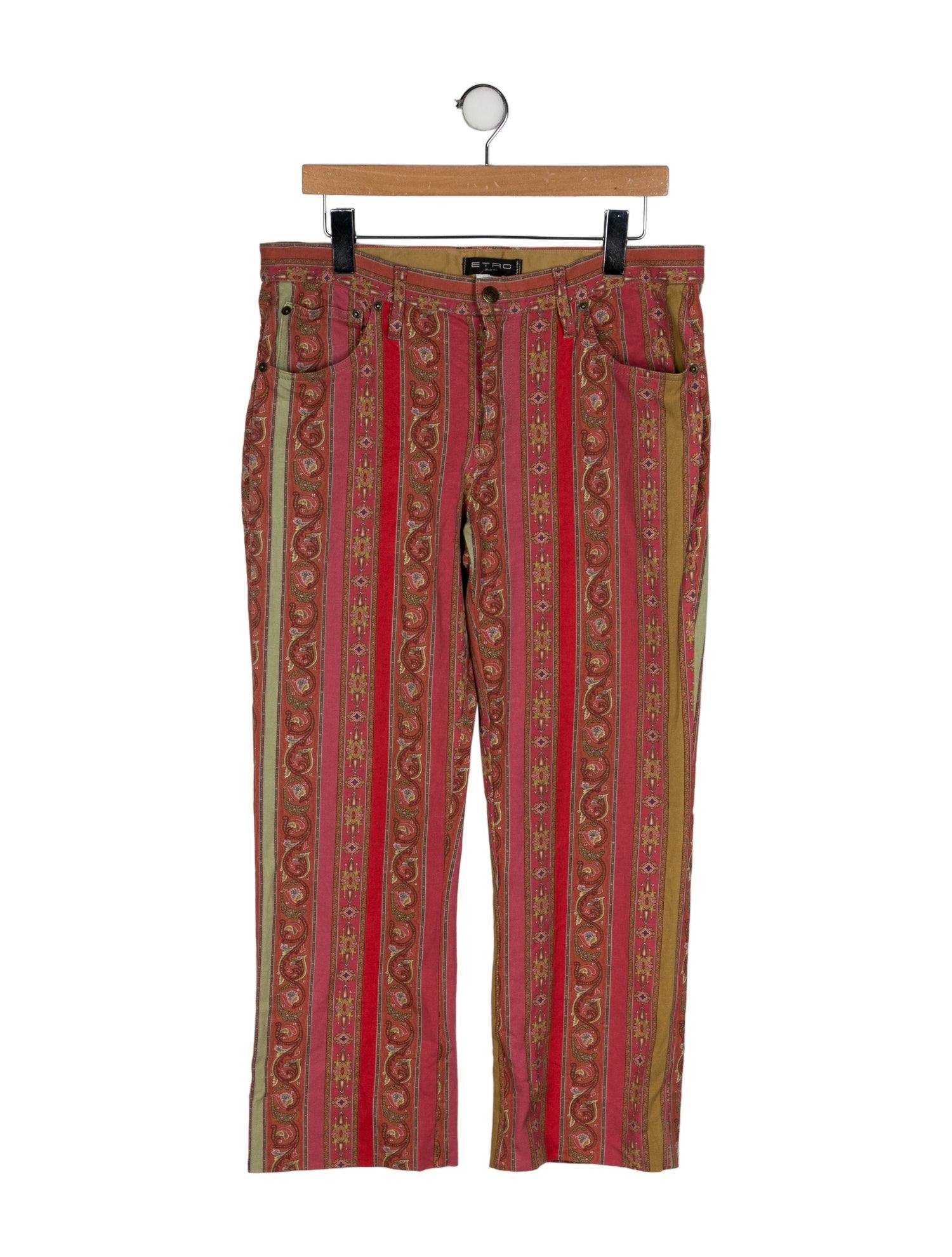 Escada Printed Wide Leg Pants