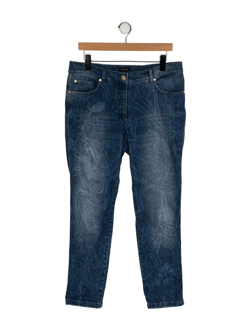 Escada High-Rise Straight Leg Jeans