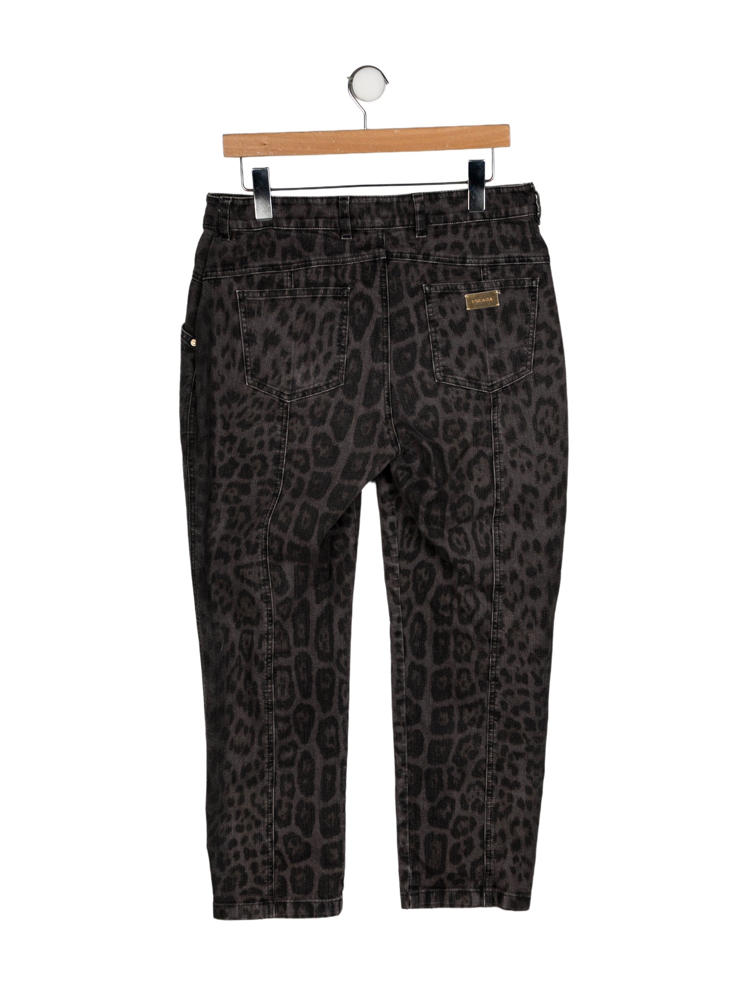 Escada High-Rise Straight Leg Jeans