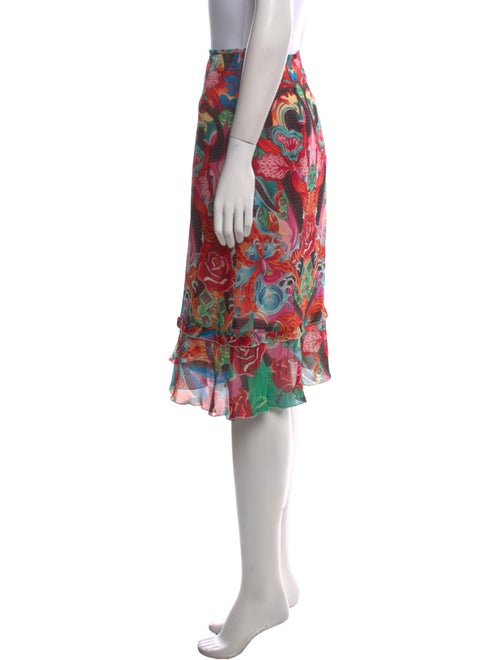 Escada Silk Knee-Length Skirt