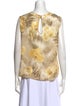 Escada Silk Floral Print Blouse