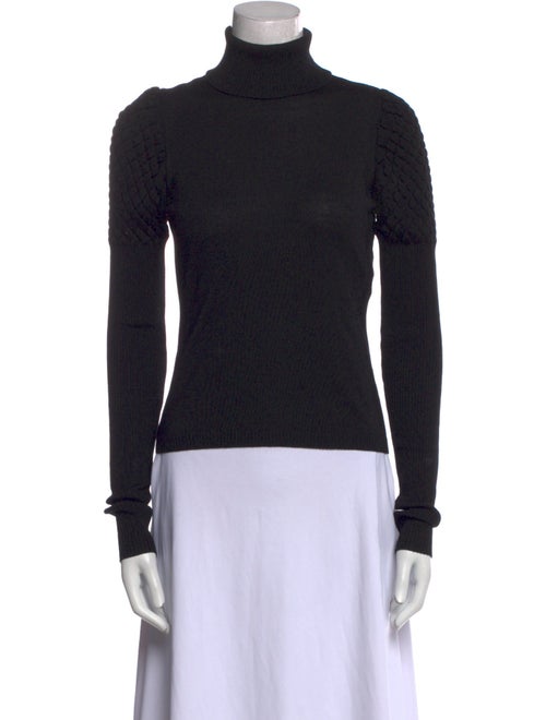 Escada Virgin Wool Turtleneck Top