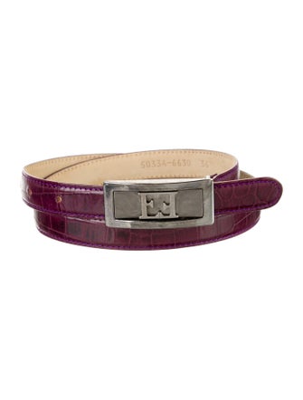 Escada Skinny Leather Belt Kit