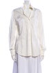 Escada Long Sleeve Button-Up Top