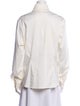 Escada Long Sleeve Button-Up Top