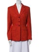 Escada Wool Tweed Pattern Blazer