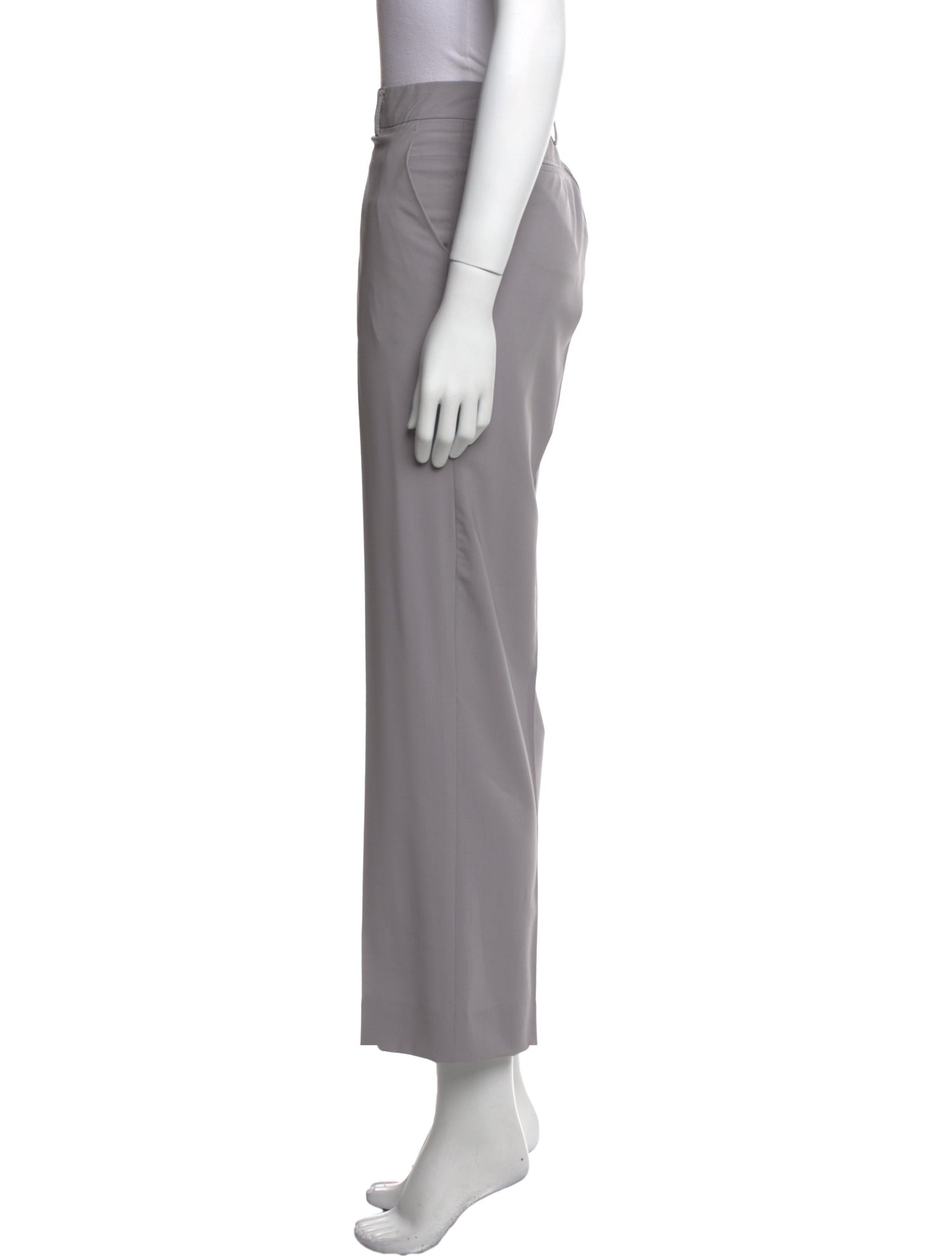 Escada Virgin Wool Straight Leg Pants