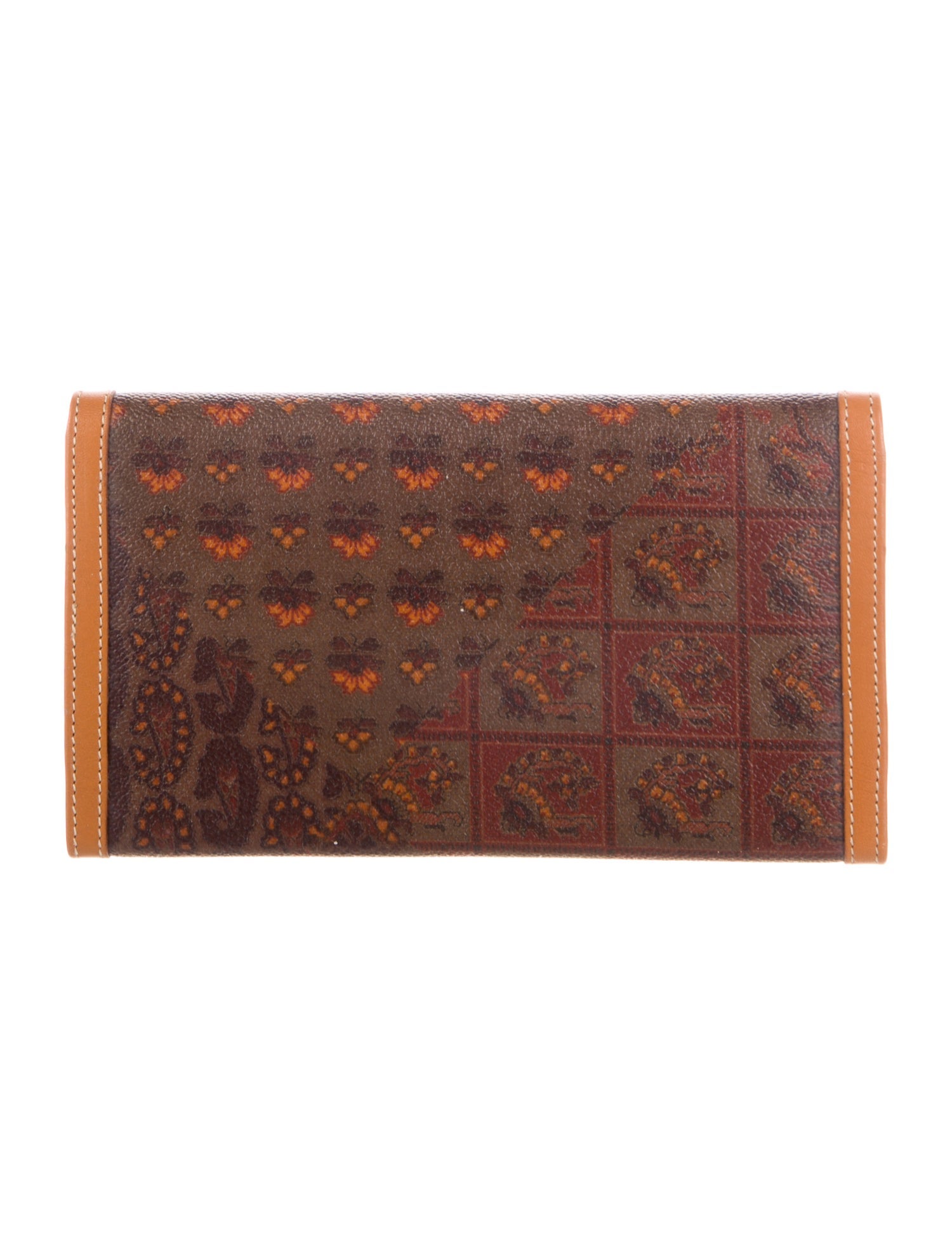 Escada Leather Printed Wallet