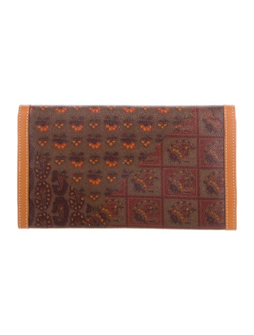 Escada Leather Printed Wallet