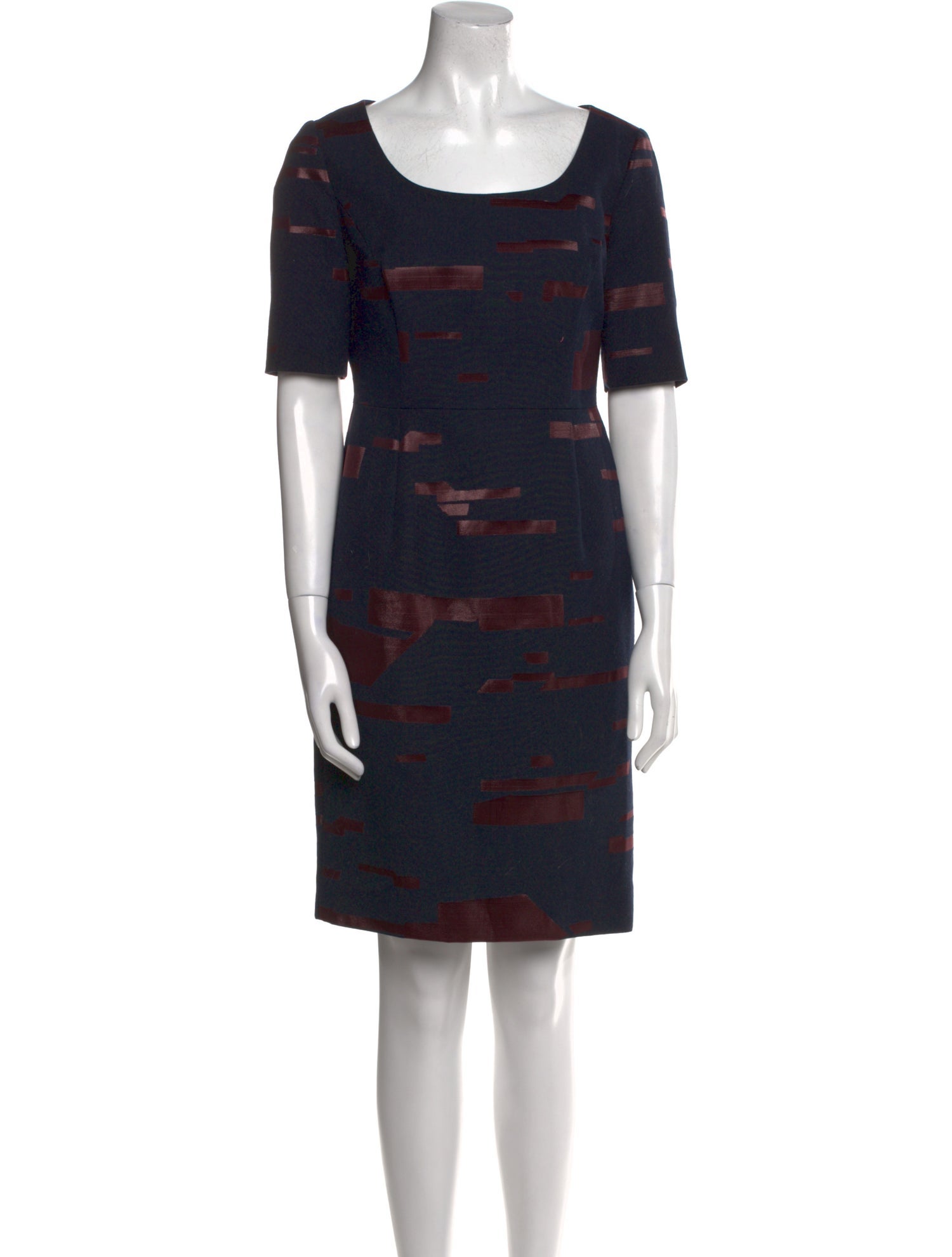 Escada Printed Knee-Length Dress