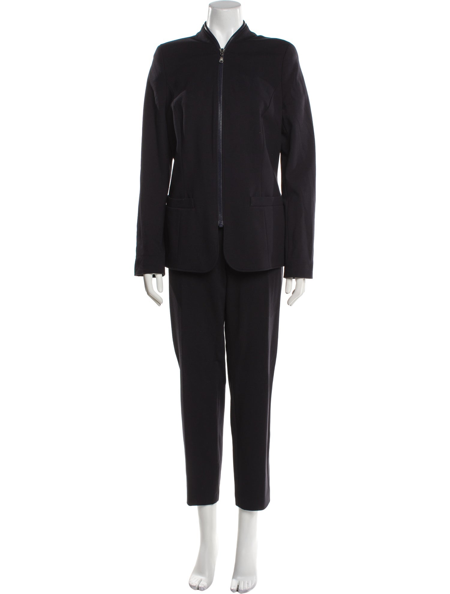 Escada Ruffle Embellishment Pant Set