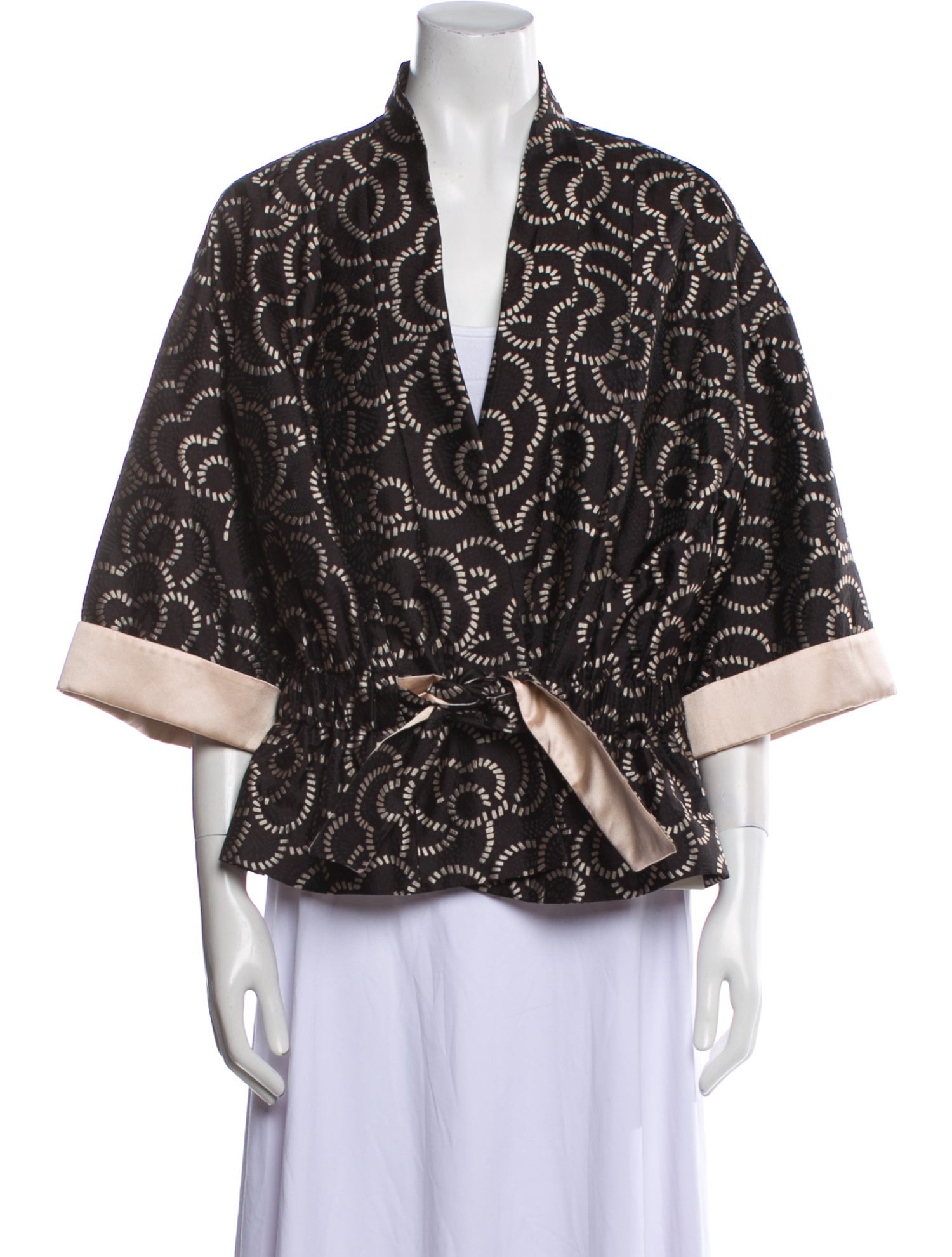 Escada Silk Printed Evening Jacket