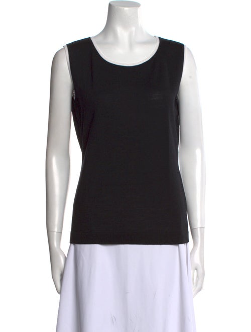 Escada Virgin Wool Scoop Neck Top