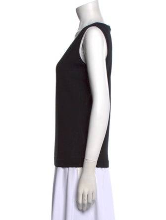 Escada Virgin Wool Scoop Neck Top