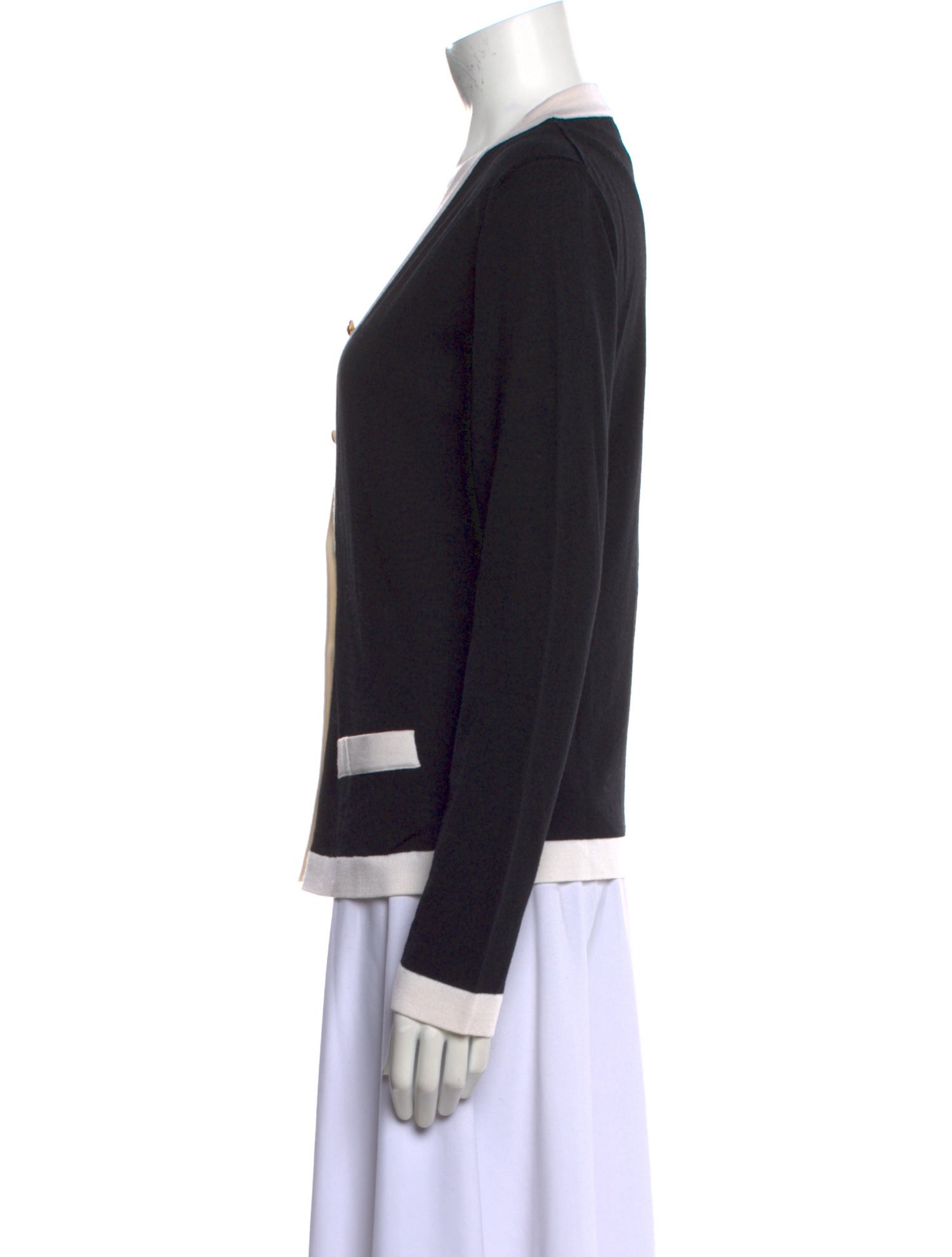 Escada Virgin Wool Colorblock Pattern Sweater