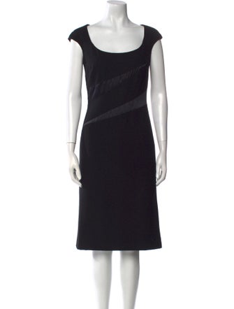 Escada Wool Midi Length Dress