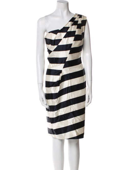 Escada Striped Knee-Length Dress