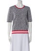 Escada Virgin Wool Striped Top