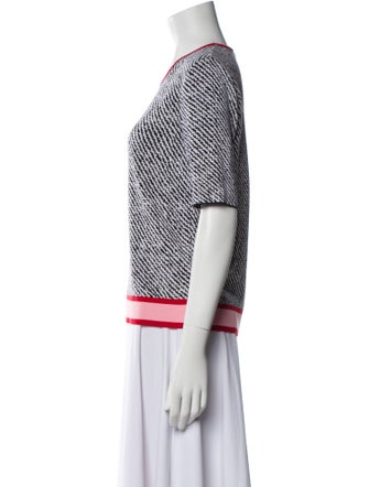 Escada Virgin Wool Striped Top