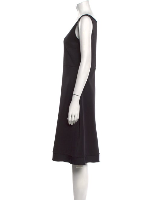 Escada Scoop Neck Knee-Length Dress