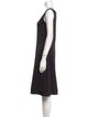 Escada Scoop Neck Knee-Length Dress