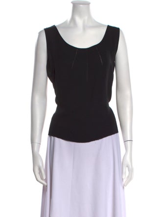 Escada Silk Scoop Neck Top