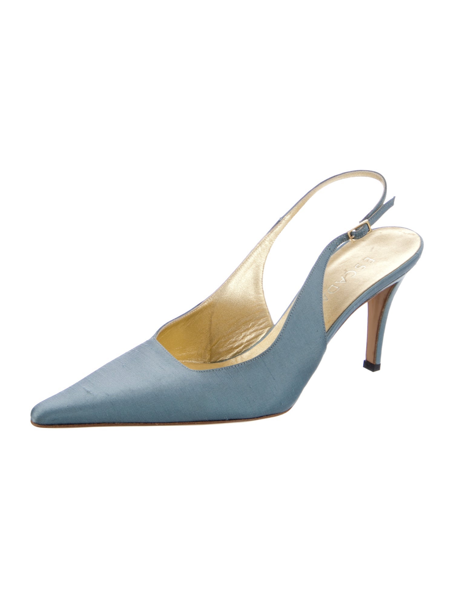 Escada Satin Slingback Pumps