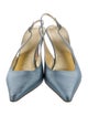 Escada Satin Slingback Pumps