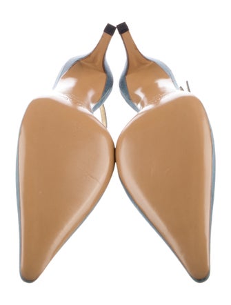 Escada Satin Slingback Pumps