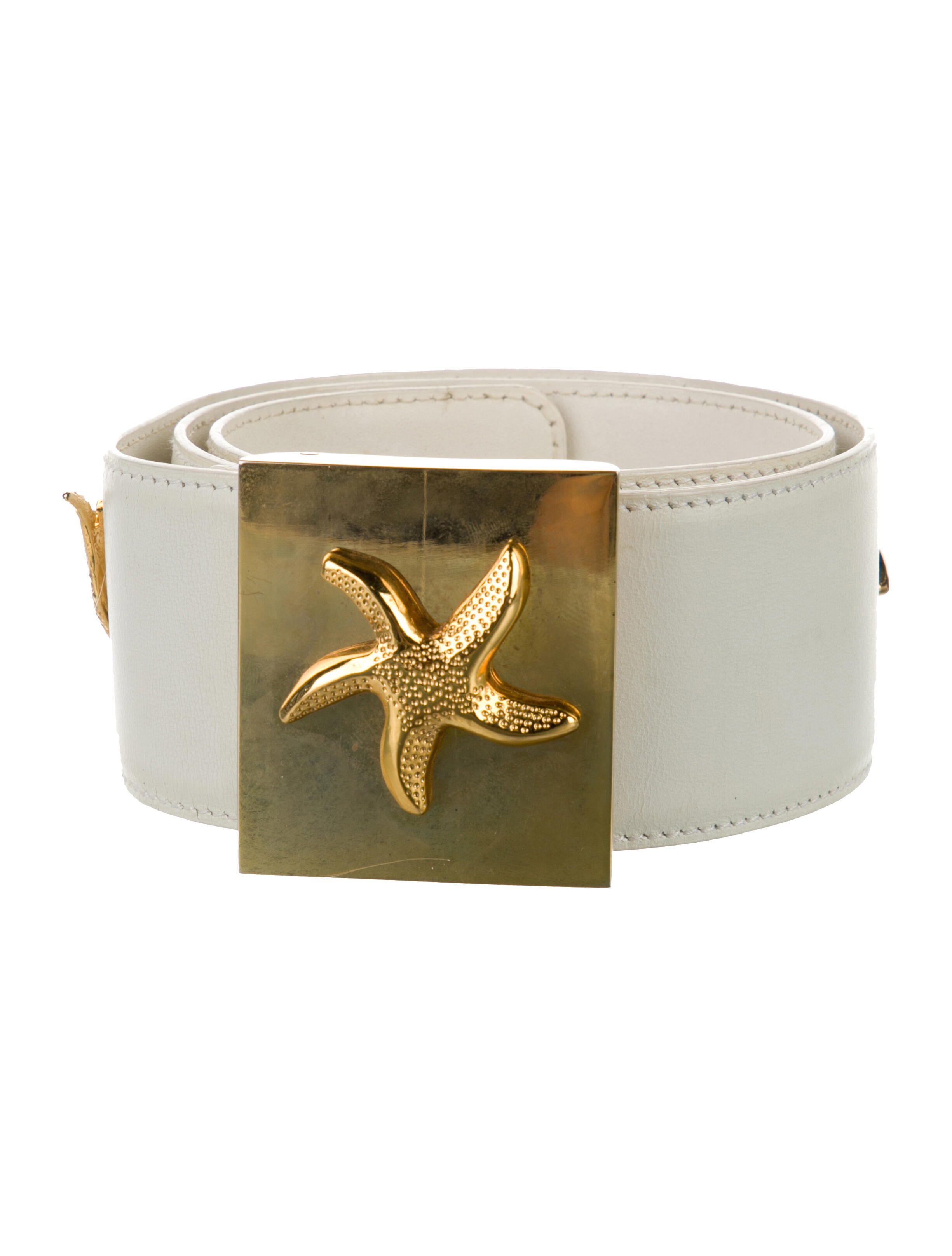 Escada Wide Leather Waist Belt