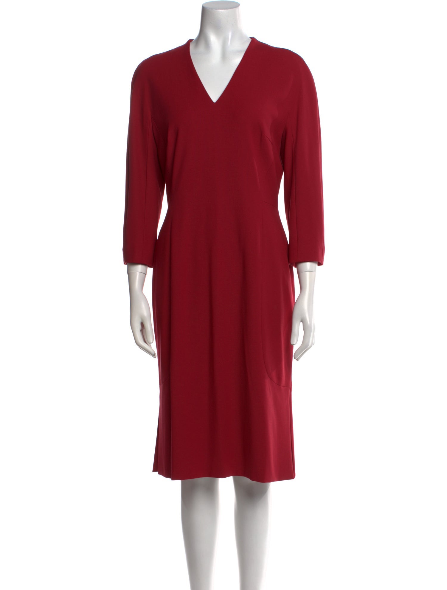 Escada Virgin Wool Midi Length Dress w/ Tags