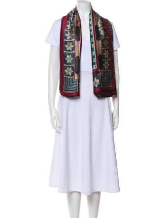 Escada Cashmere Printed Scarf