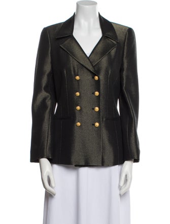 Escada Wool Striped Blazer