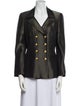 Escada Wool Striped Blazer