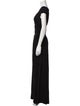 Escada V-Neck Long Dress