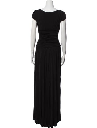 Escada V-Neck Long Dress