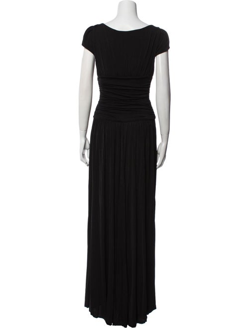 Escada V-Neck Long Dress