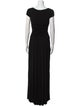 Escada V-Neck Long Dress