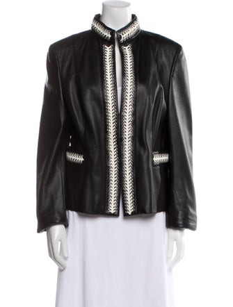 Escada Leather Evening Jacket