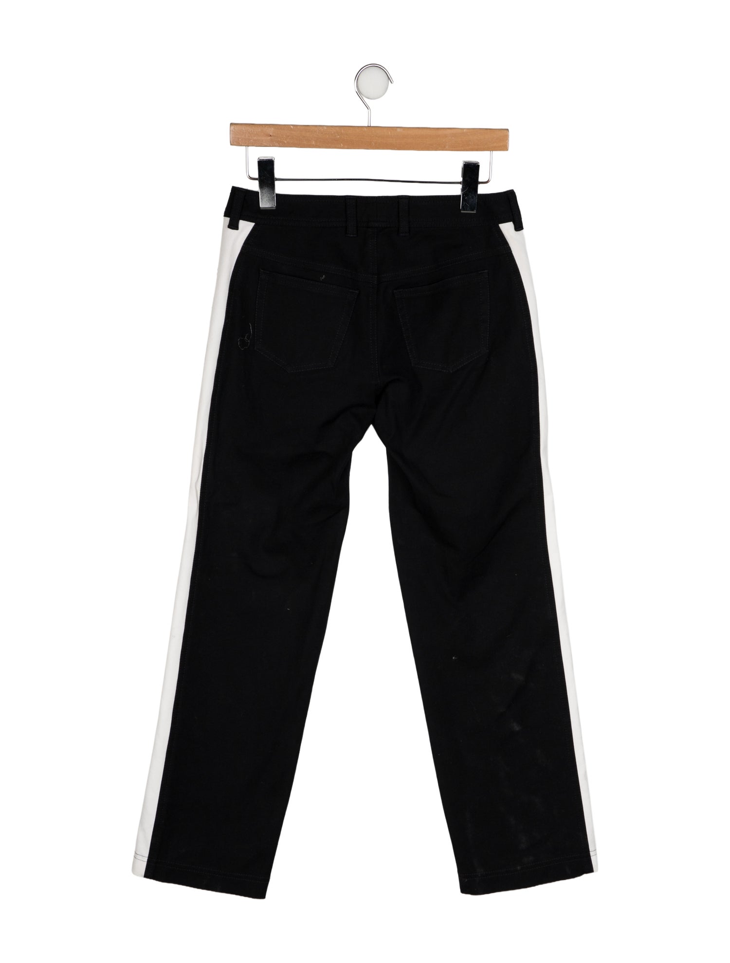 Escada Colorblock Pattern Straight Leg Pants