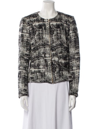 Escada Tweed Pattern Evening Jacket