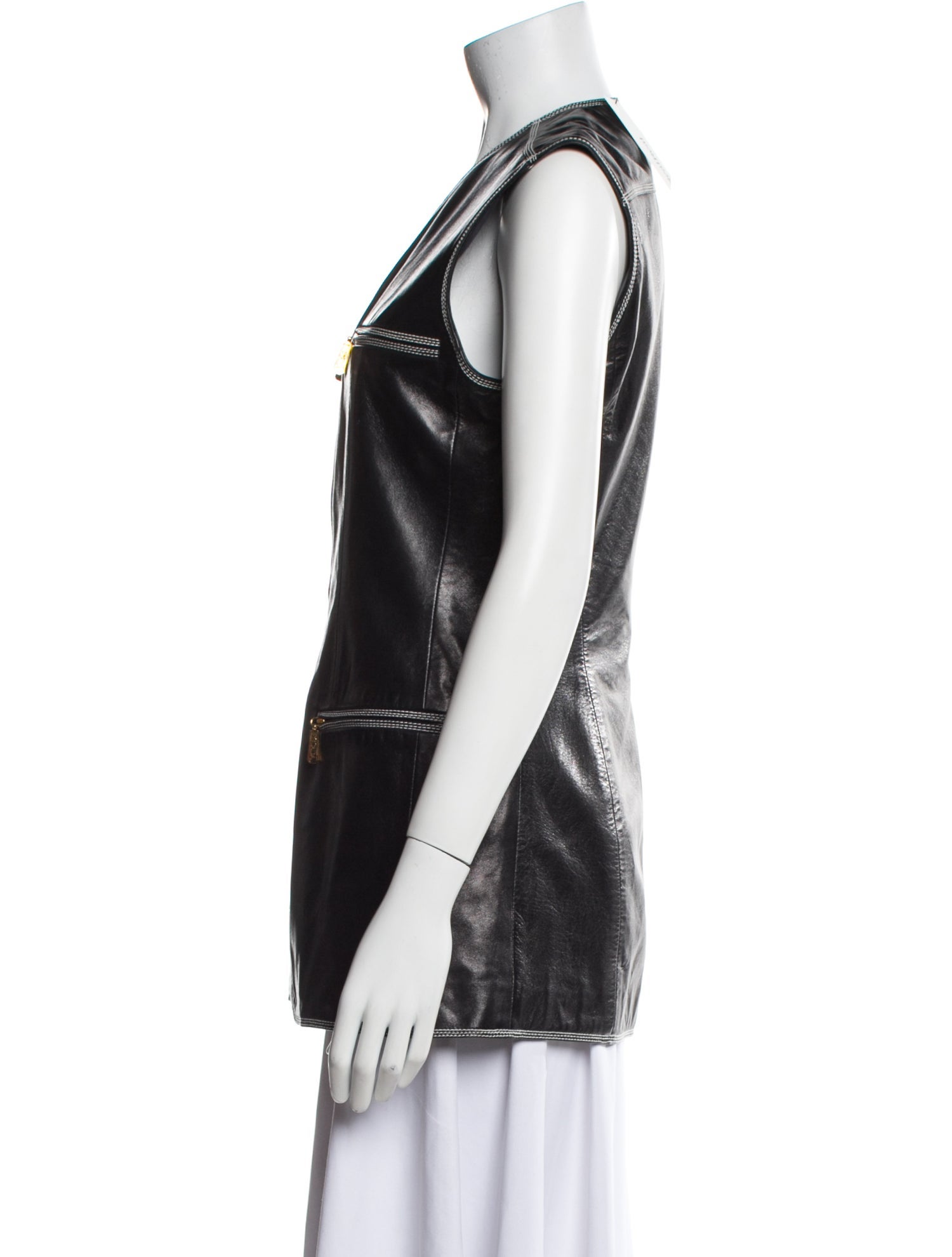 Escada Leather Vest