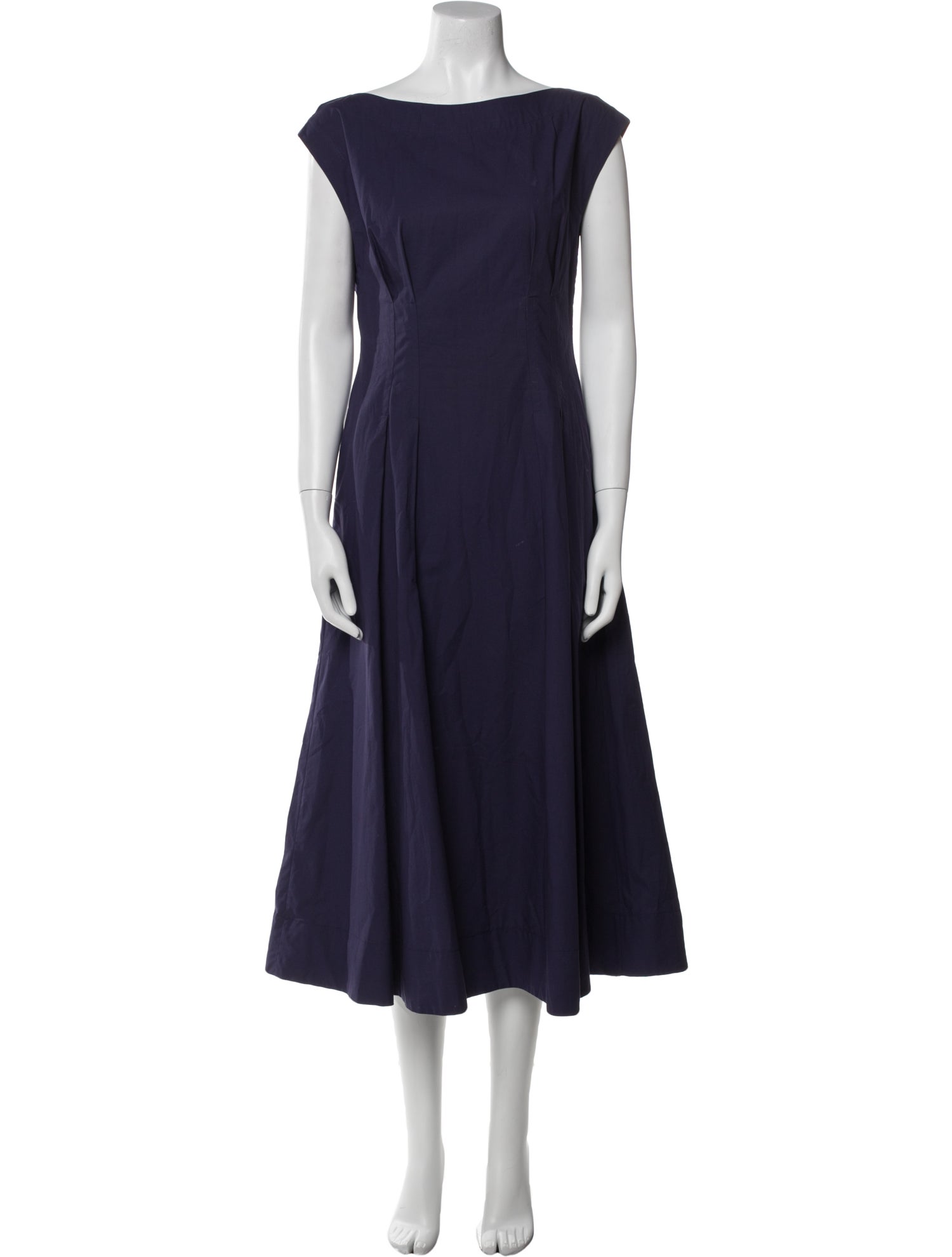 Escada Bateau Neckline Midi Length Dress