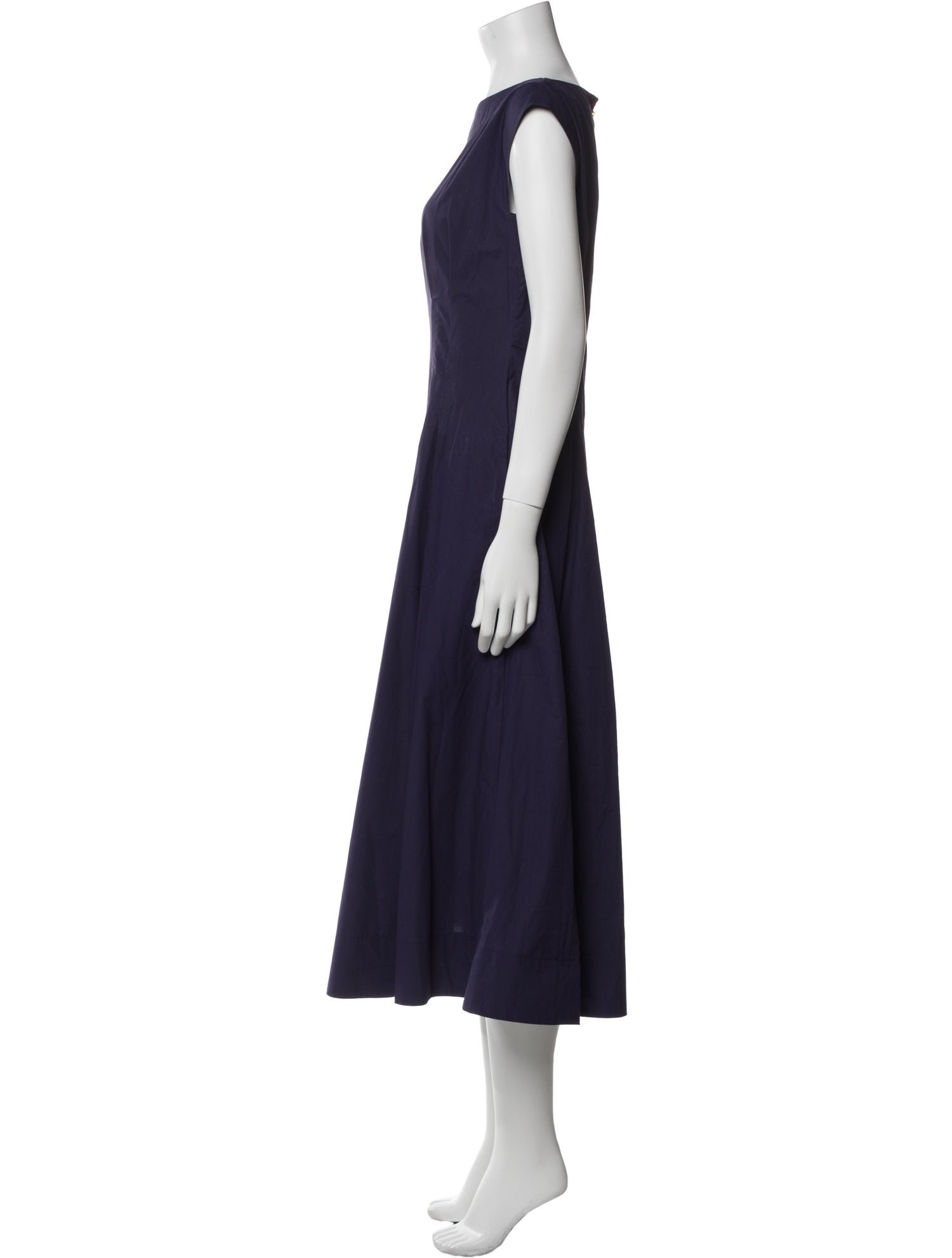 Escada Bateau Neckline Midi Length Dress