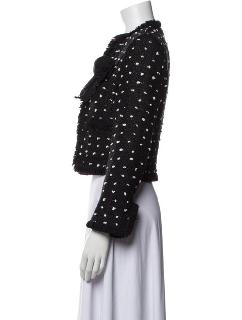 Escada Virgin Wool Tweed Pattern Evening Jacket