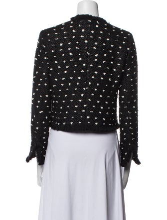 Escada Virgin Wool Tweed Pattern Evening Jacket