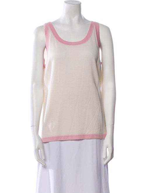 Escada Cashmere Scoop Neck Top